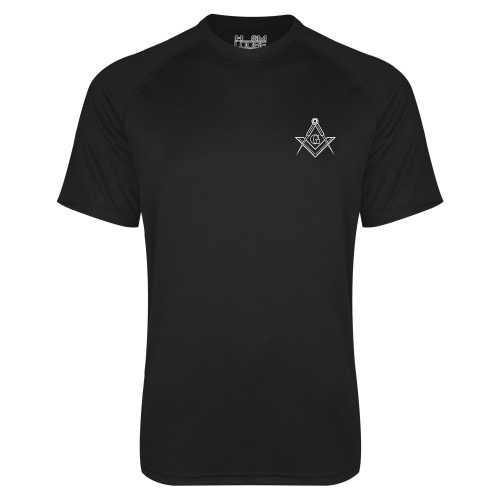  Under Armour Black Tech Tee - G Compass Logo