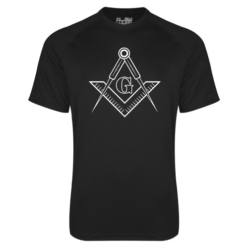  Under Armour Black Tech Tee - G Compass Logo