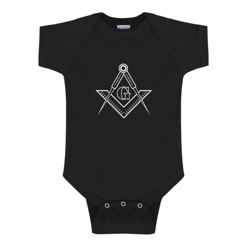  Black Infant Onesie - G Compass Logo