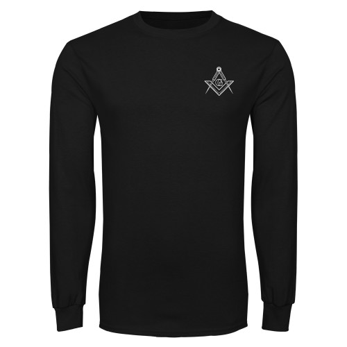  Black Long Sleeve T Shirt - G Compass Logo