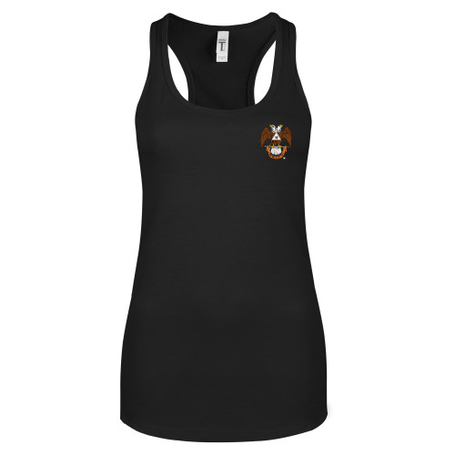  Next Level Womens Black Racerback Tank  - 32 Spes Mea in Deo