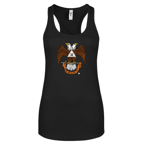  Next Level Womens Black Racerback Tank  - 32 Spes Mea in Deo