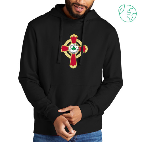  Allmade Black Organic French Terry Pullover Hoodie - Court of Honour