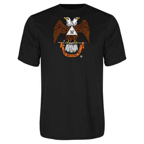  Black Performance Tee - 32 Spes Mea in Deo