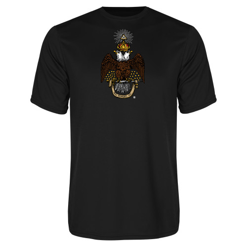  Black Performance Tee - 33 Deus Meumque Jus