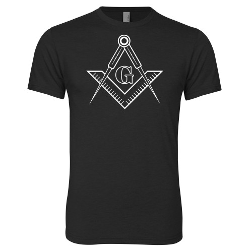  Next Level Black Triblend Tee - G Compass Logo