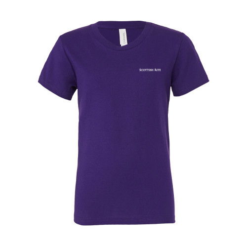 Main Image for  Bella + Canvas Youth Purple Jersey T Shirt