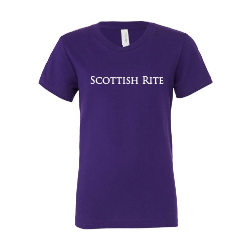 Main Image for  Bella + Canvas Youth Purple Jersey T Shirt