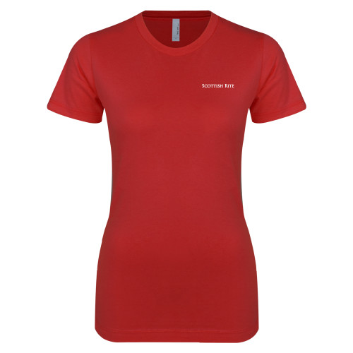Main Image for  Next Level Womens Red Boyfriend Tee