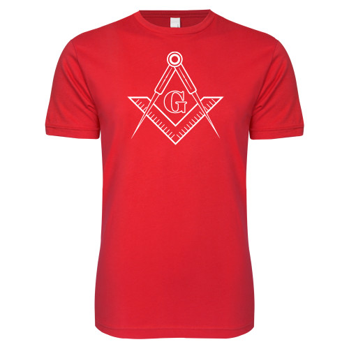  Next Level Red Softstyle T Shirt - G Compass Logo