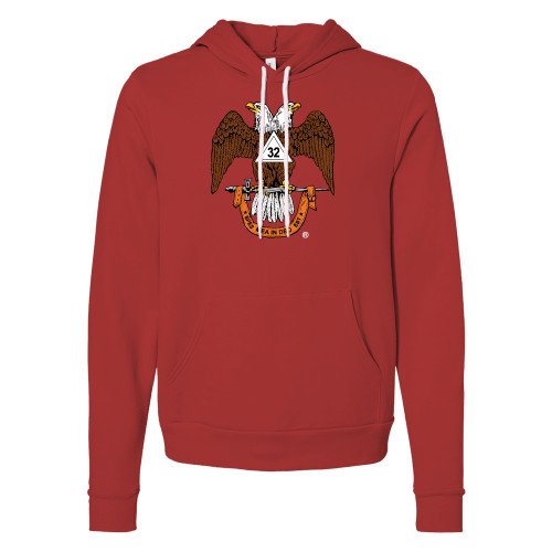Main Image for  Bella + Canvas Red Fleece Hood