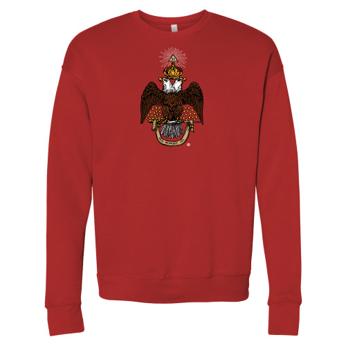 Main Image for  Bella + Canvas Red Fleece Crew