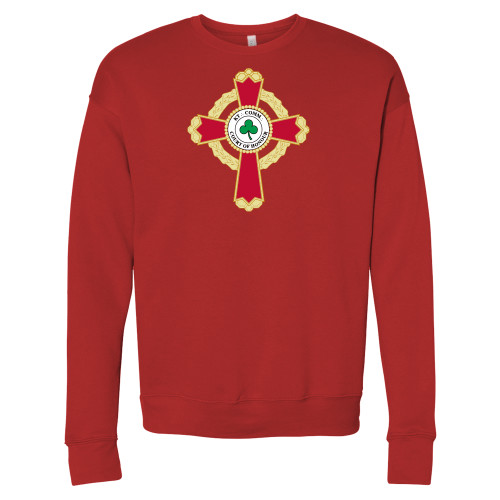 Main Image for  Bella + Canvas Red Fleece Crew