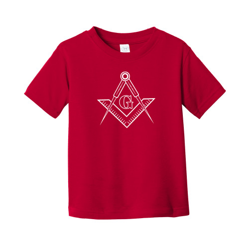  Toddler Red T Shirt - G Compass Logo