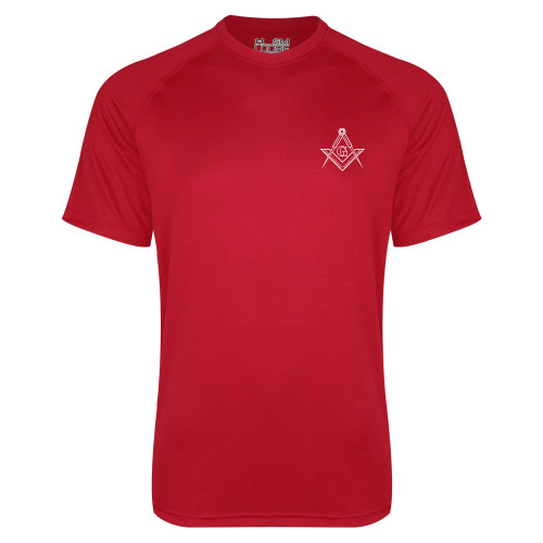  Under Armour Red Tech Tee - G Compass Logo