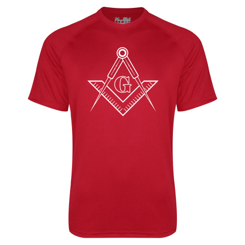 Under Armour Red Tech Tee - G Compass Logo