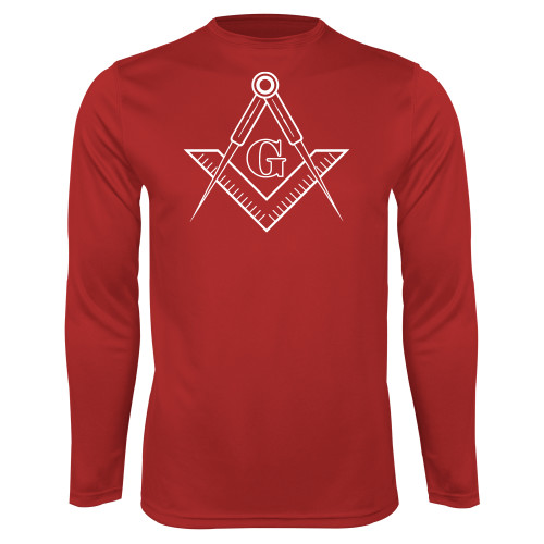 Main Image for  Red Performance Long Sleeve Shirt