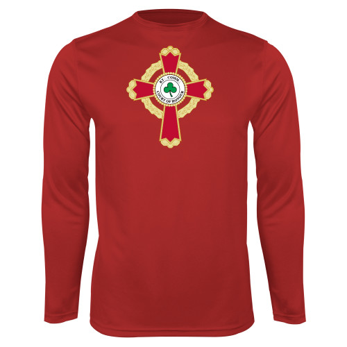 Main Image for  Red Performance Long Sleeve Shirt