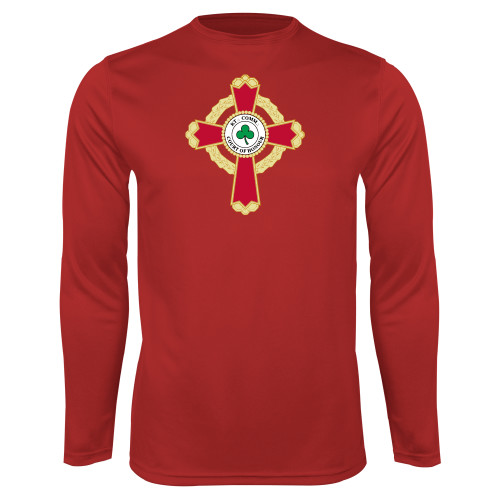 Main Image for  Red Performance Long Sleeve Shirt