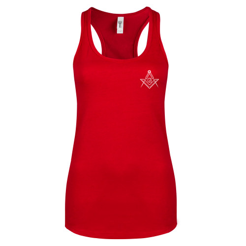  Next Level Racerback Tank Red - G Compass Logo