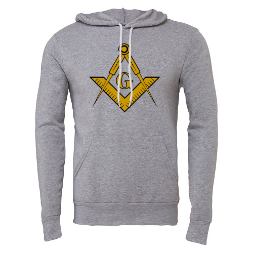 Main Image for  Bella + Canvas Heather Grey Fleece Hood