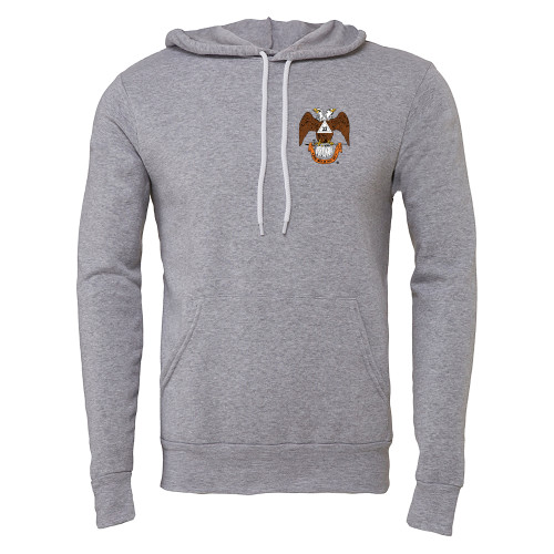 Main Image for  Bella + Canvas Heather Grey Fleece Hood