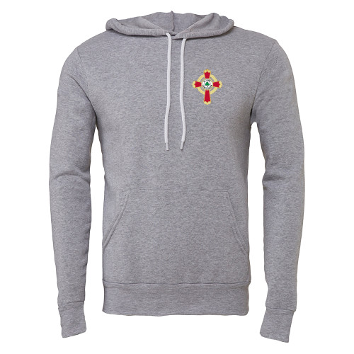 Main Image for  Bella + Canvas Heather Grey Fleece Hood
