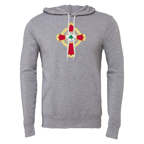 Main Image for  Bella + Canvas Heather Grey Fleece Hood