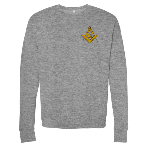 Main Image for  Bella + Canvas Heather Grey Fleece Crew