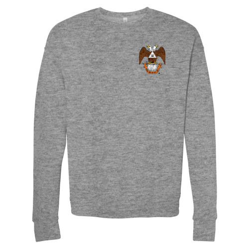 Main Image for  Bella + Canvas Heather Grey Fleece Crew
