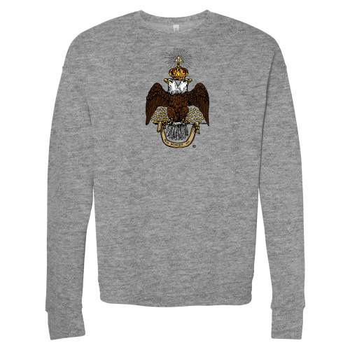Main Image for  Bella + Canvas Heather Grey Fleece Crew