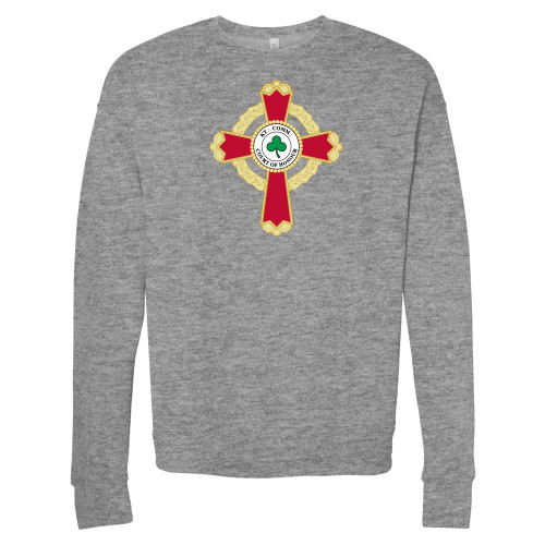Main Image for  Bella + Canvas Heather Grey Fleece Crew
