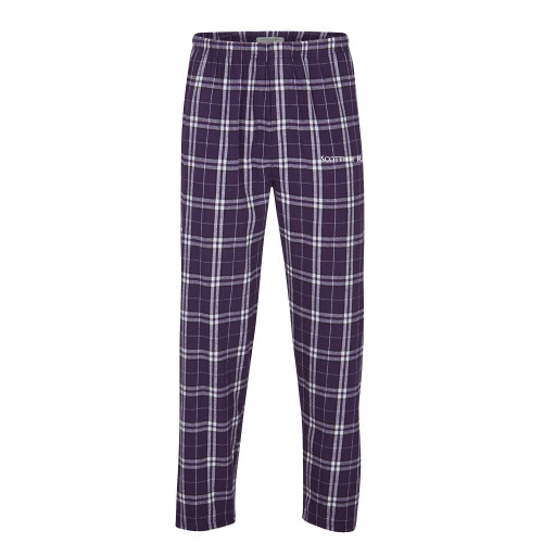  Boxercraft Heritage Purple Unisex Flannel Pajama Pant - Scottish Rite Wordmark