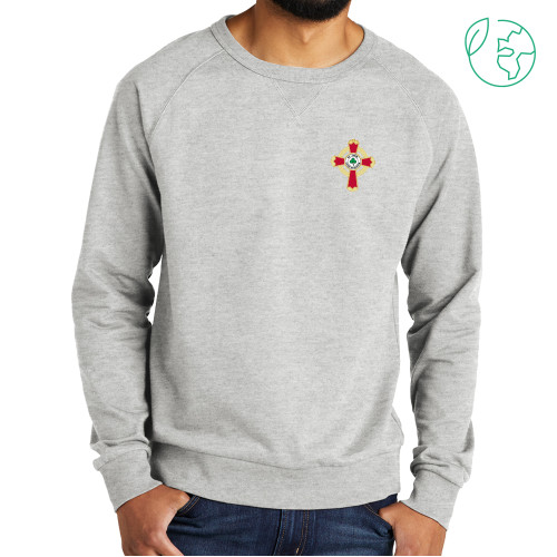  Allmade Light Grey Organic French Terry Crewneck Sweatshirt - Court of Honour