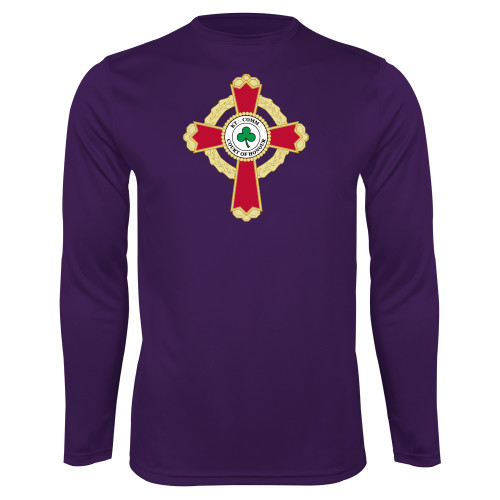  Purple Performance Long Sleeve Shirt - Court of Honour