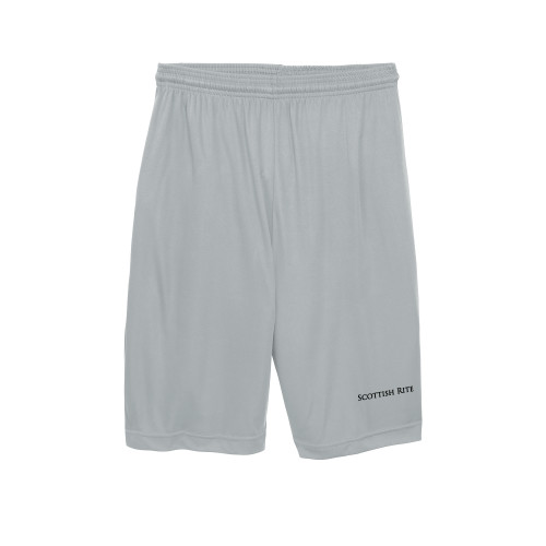  Youth Silver Competitor Shorts - Scottish Rite Wordmark