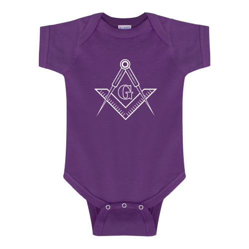  Purple Infant Onesie - G Compass Logo