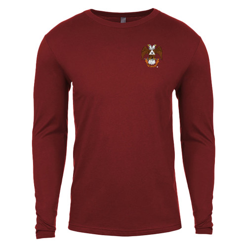  Next Level Cardinal Cotton Long Sleeve Tee - 32 Spes Mea in Deo