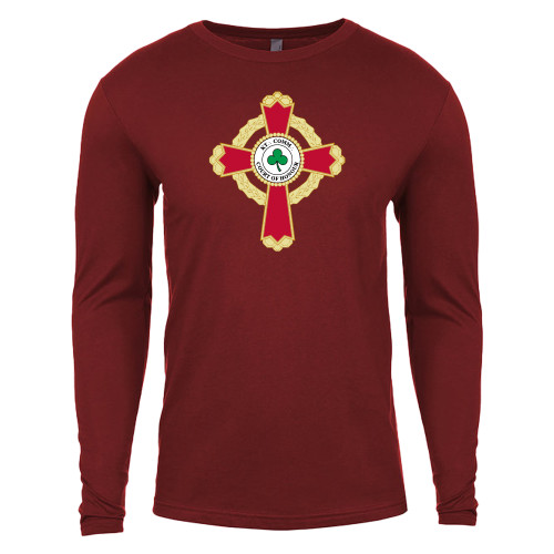  Next Level Cardinal Cotton Long Sleeve Tee - Court of Honour