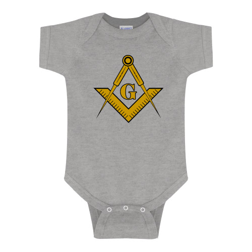  Grey Infant Onesie - G Compass Logo