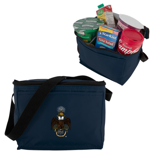  Six Pack Navy Cooler - 33 Deus Meumque Jus