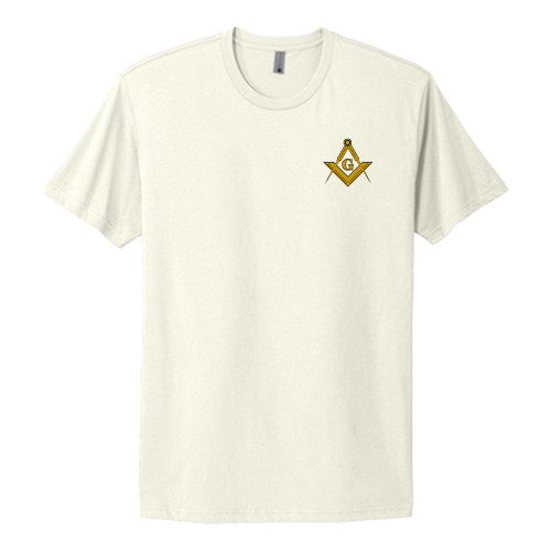  Next Level Natural Heavyweight Cotton Tee - G Compass Logo