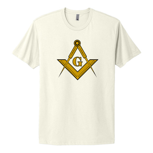  Next Level Natural Heavyweight Cotton Tee - G Compass Logo