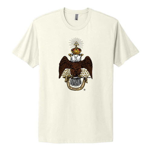  Next Level Natural Heavyweight Cotton Tee - 33 Deus Meumque Jus
