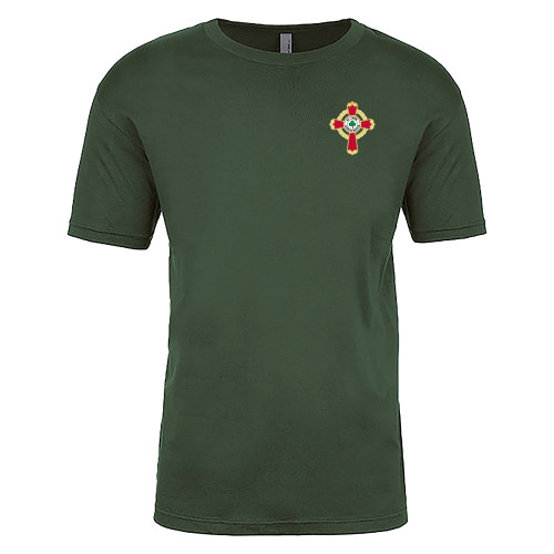  Next Level Unisex Forest Green Cotton Tee - Court of Honour