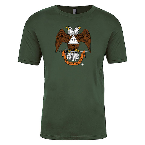  Next Level Unisex Forest Green Cotton Tee - 32 Spes Mea in Deo