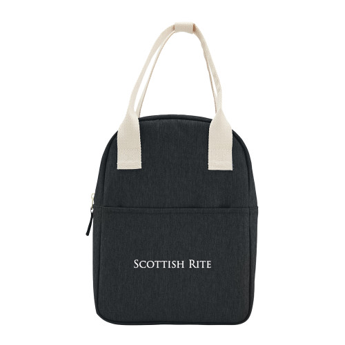  Black WorkSpace Lunch Cooler Bag - Scottish Rite Wordmark