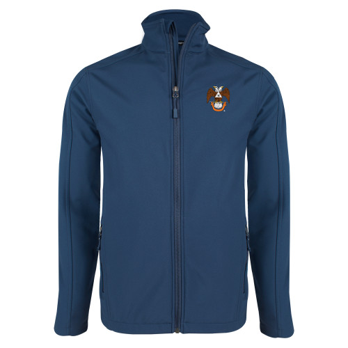  Navy Softshell Jacket - 32 Spes Mea in Deo