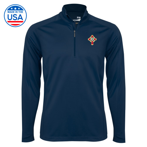  Syntrel Navy Interlock 1/4 Zip - Court of Honour
