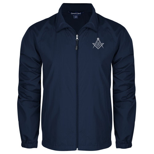  Navy Full Zip Wind Jacket - G Compass Logo